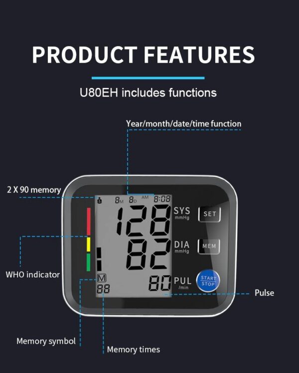 Blood pressure monitor Model: U80EH - Image 9