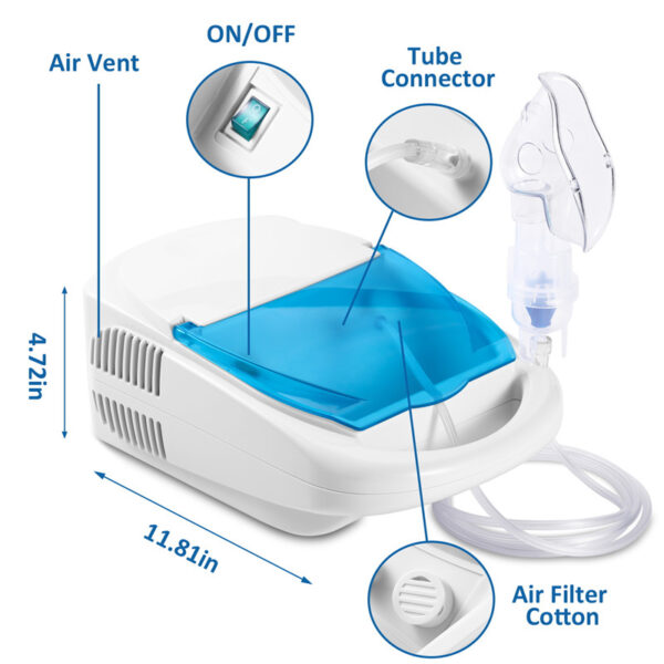 COMPRESSOR NEBULIZER Model: CNB69009 - Image 8